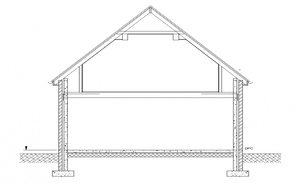 Beam Layout Plan With Detail View With Structural View For House Dwg 