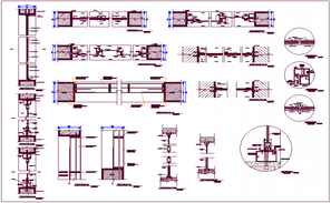 Chajja and wall section drawing in dwg file. - Cadbull