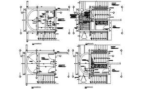 Court Building Elevation Design - Cadbull