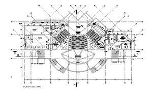 Institute structure elevation dwg file - Cadbull