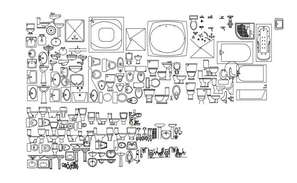 Bathroom section details are presented in this AutoCAD drawing file ...