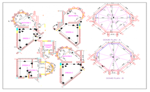 Shopping mall washrooms plan and installation details dwg file - Cadbull