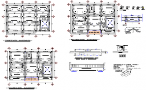 Construction detail layout - Cadbull