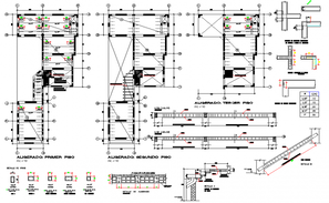 Typical tie beam and slab detail. Download AutoCAD DWG file. - Cadbull