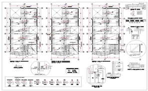 Typical Beam Construction And Reinforcement Details Dwg File - Cadbull