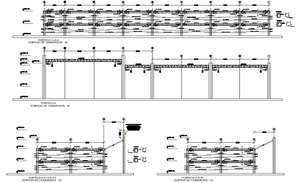 Working mall project plan dwg file - Cadbull