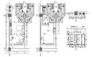 Bedroom Floor Plan Free DWG File - Cadbull