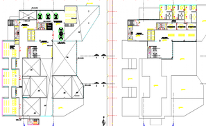 Layout plan and elevation detail dwg file - Cadbull