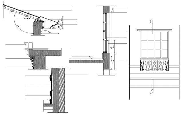 2d cad drawing of exterior plan level autocad software - Cadbull