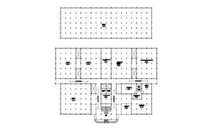 Column Layout Plan With Center Line Free Download DWG File - Cadbull