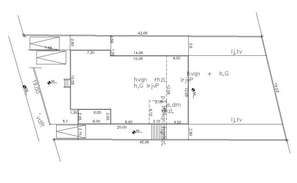 General layout 2d plan of a building area dwg file - Cadbull