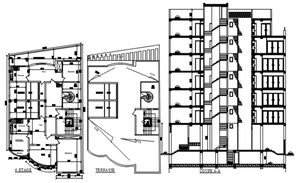 2 BHK Apartment Floor Plan With Dimension DWG File - Cadbull