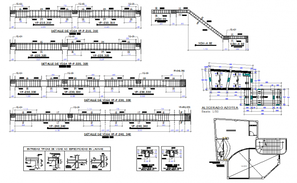 Single story housing block detail plan 2d view layout file in autocad ...