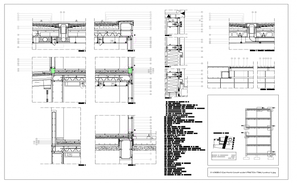 Heritage architecture building detail 2d view CAD structural block ...