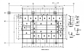 CAD 2D DWG Drawing file of the Developoment of IFS camp Duhail ...