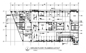 Plumbing System And HVAC Ducting System AutoCAD File - Cadbull