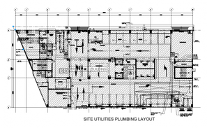 Piping system detail 2d view layout file in autocad file - Cadbull