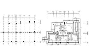 3 BHK House Electrical Layout Plan Slab Bar Design - Cadbull