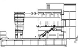 Elevation detail of bunglow specified in this AutoCAD drawing file ...