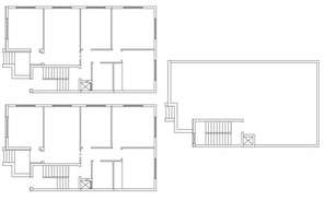 Multi-Flooring Bungalow Design and Elevation plan dwg file - Cadbull