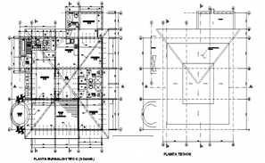 Working Drawing Bungalow Plan DWG File - Cadbull