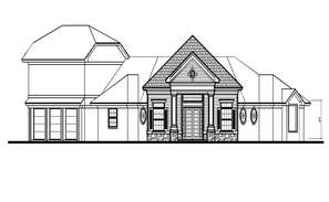 First-floor plan of residence detail presented in this AutoCAD drawing ...