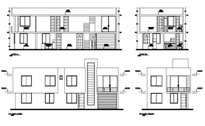 40' X 55' AutoCAD House Plan Design DWG File - Cadbull