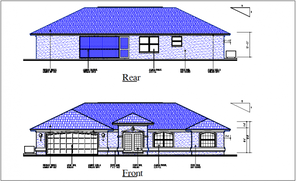 Bungalow Floor Plan Detail Separated In This Cad Drawing File. Download 