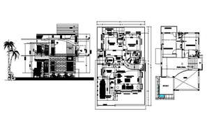 Guard House Elevation Design DWG File - Cadbull