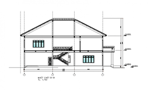 Architecture Bungalow Floor Plan Design DWG File - Cadbull