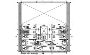 Small Office Furniture Layout Architecture Plan - Cadbull