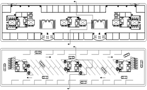 Plan and elevation detail dwg file - Cadbull