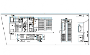 Layout plan detail dwg file - Cadbull