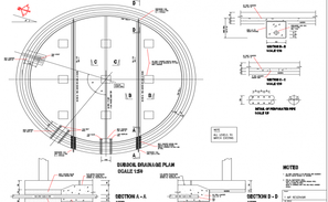 Autocad drawing of construction detail - Cadbull