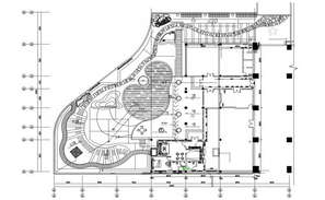 Modern Clubhouse Design CAD Layout Plan - Cadbull