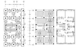 Foundation plan cad drawing dwg file - Cadbull