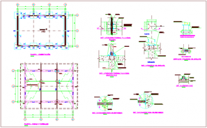 The layout of foundation for the raw water pump house detail provided ...