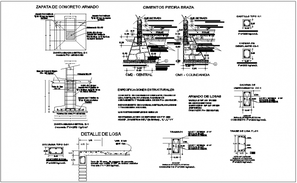 Column base plan detail dwg file - Cadbull