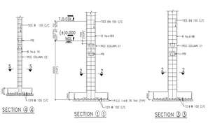 Basketball Column Section CAD Drawing Download DWG File - Cadbull