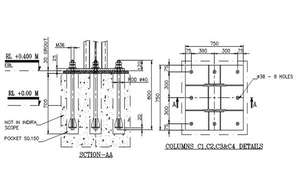 Residence Building Foundation Plan DWG File - Cadbull