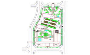 Area detail 2d view layout plan in autocad format - Cadbull