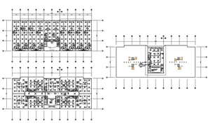 Residential and commercial property plan dwg file - Cadbull