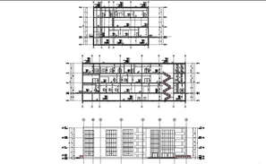 Commercial shop layout file - Cadbull