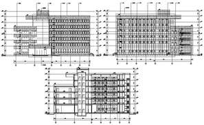 Commercial Office Elevation In Autocad - Cadbull