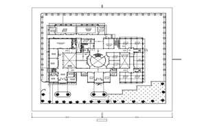 Free Download The Commercial Building Floor Plan With Parking AutoCAD ...