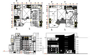 High rise building structure detail - Cadbull