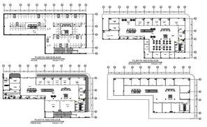 Commercial Building Free Elevation Design Autocad File - Cadbull