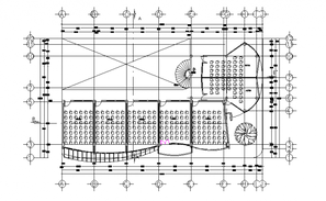 commercial office building Layout Plan - Cadbull