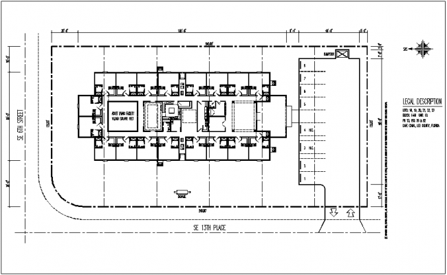 AutoCAD File Of Ground Floor Commercial Building Parking Design CAD ...