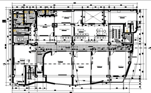 IT office layout plan drawing in dwg AutoCAD file. - Cadbull